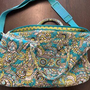 Vera Bradley Duffel in Peacock